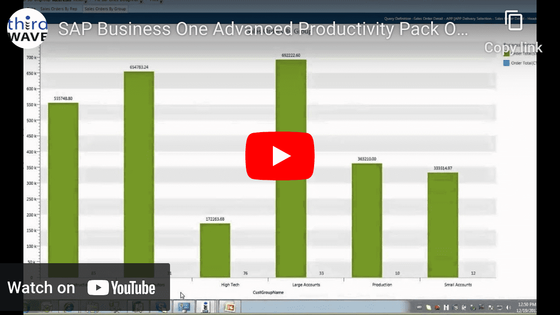 Advanced Productivity Pack (APP) Benefit Overview for SAP Business One